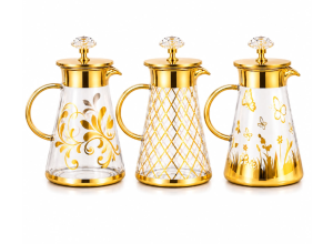 ZARİF GOLD CAM SÜRAHİ 1900 ml*12